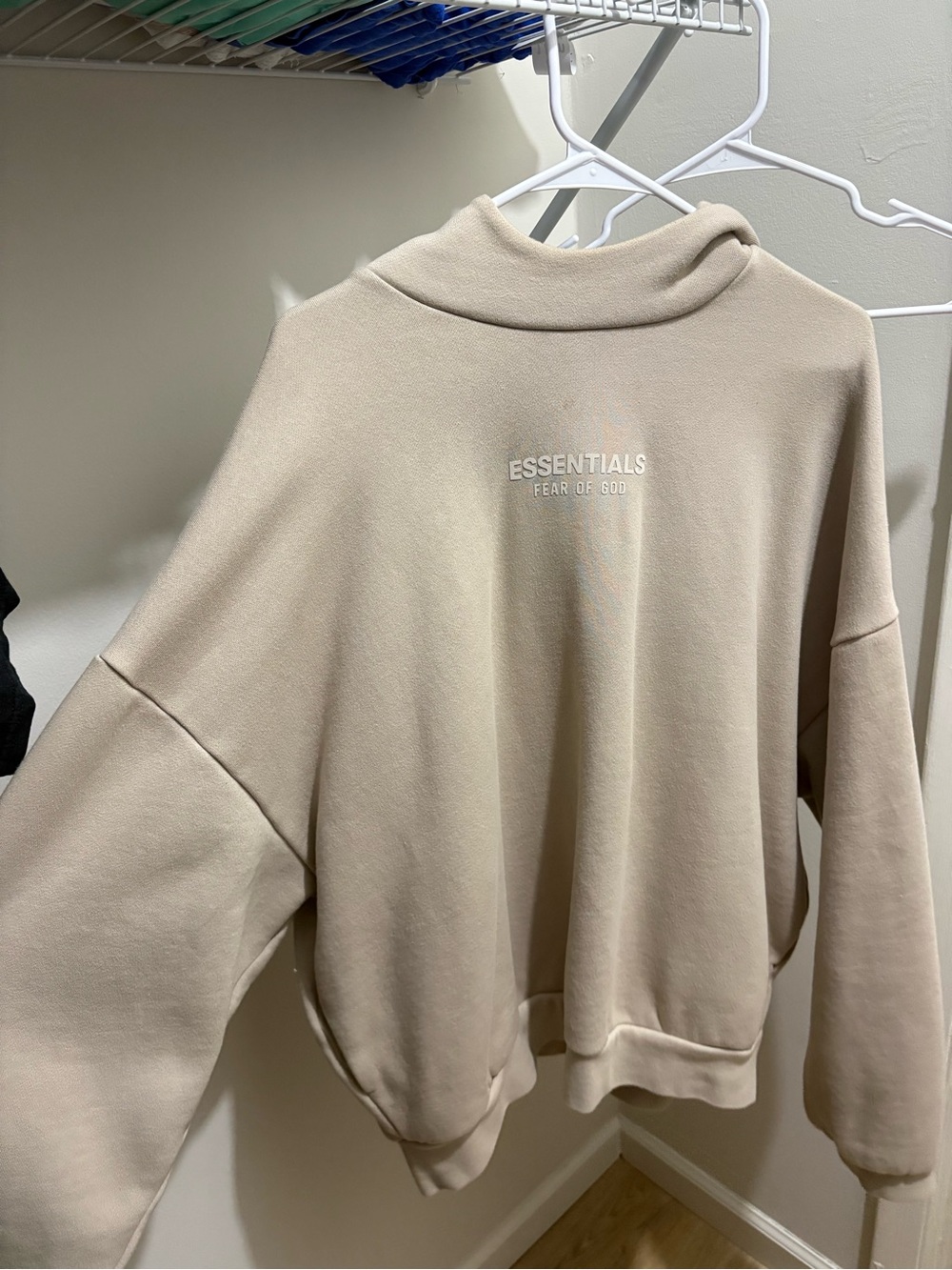Essentials Cream hoodie
